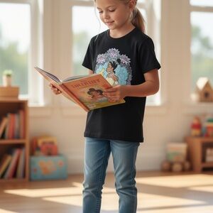 Black Disney T-Shirt for Kids